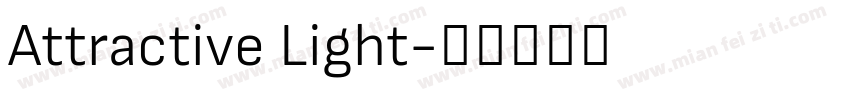 Attractive Light字体转换